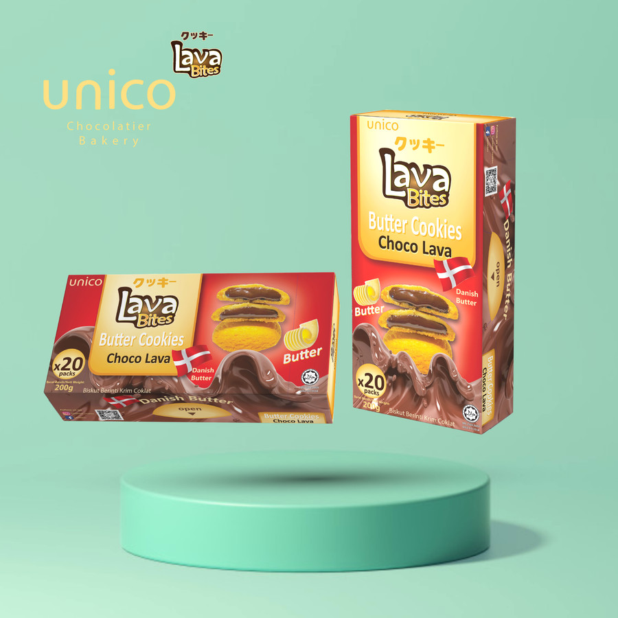 Lava Bites Butter 200g box packaging
